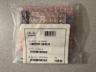 New Genuine Cisco X2-10GB-SR 10GBASE-SR Optical Transceiver Module 10-2205-05