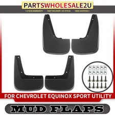 Splash Guards Mud Flaps Front & Rear 4pcs for Chevy Equinox 2010-2017 19170499