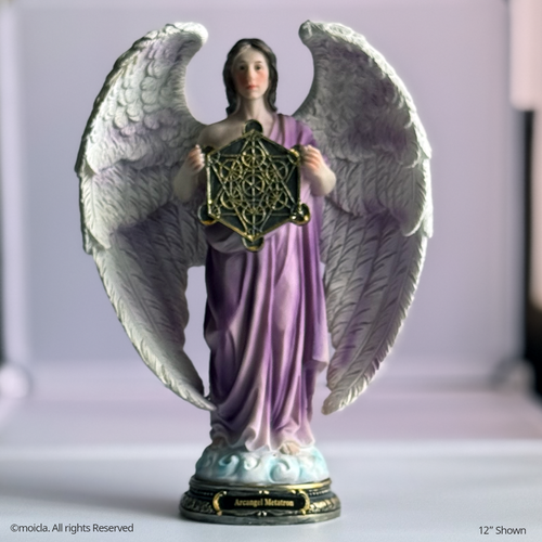 Estatua de resina Arcángel Metatrón - Estatuilla católica de 12", Arcángel Metatrón - Imagen 2 de 5