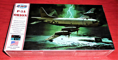 Modellbau Bausatz Flugzeug P-3A Orion in 1:115 Atlantis Länge 32,2 cm  Neu