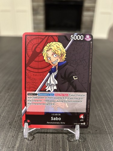 OP05-001 Sabo :: Leader One Piece TCG-Karte :: OP05: Erwachen der neuen Ära