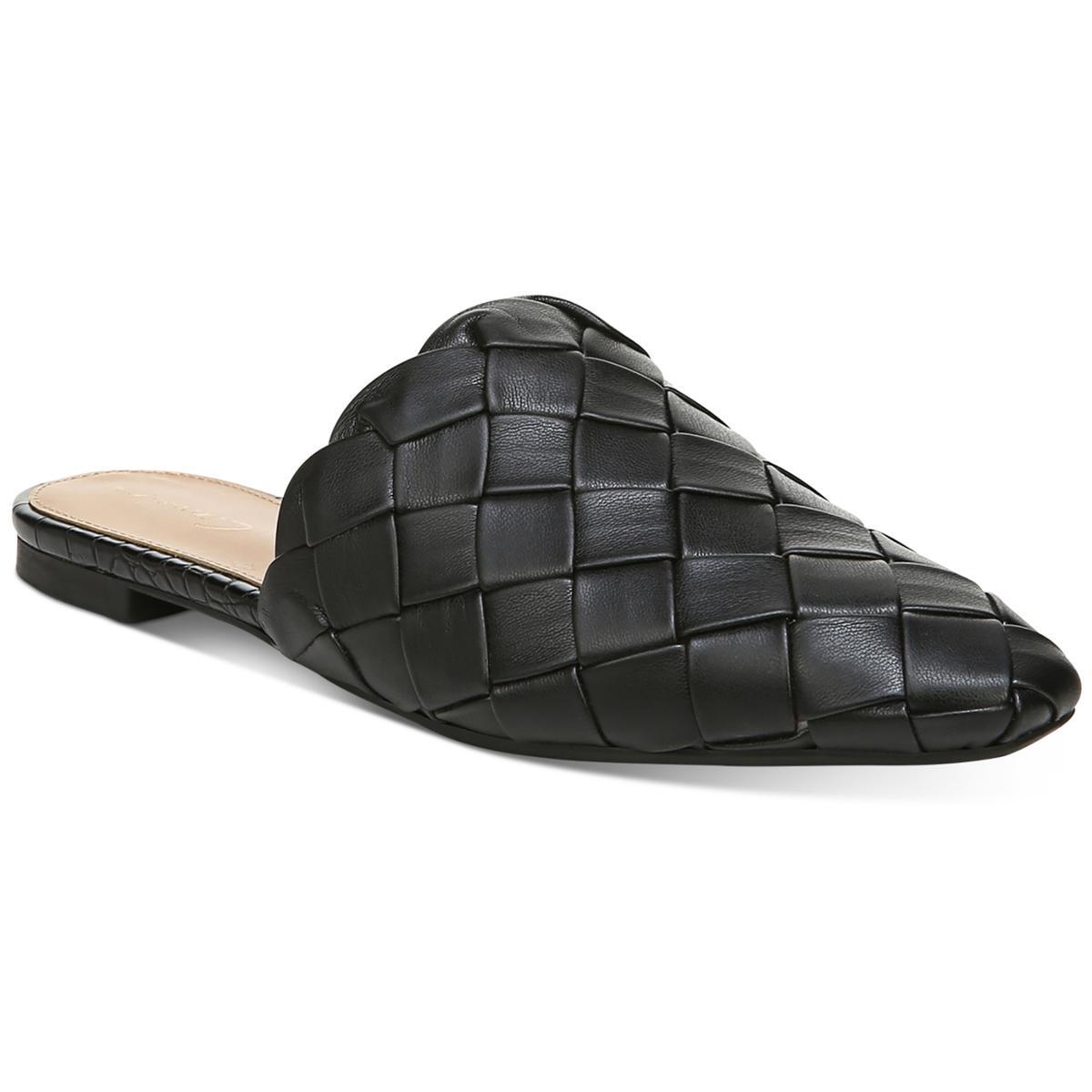 Женские босоножки Sugar из искусственной кожи Olena черного цвета на плоской подошве 9.5 Medium (B,M) BHFO 1333