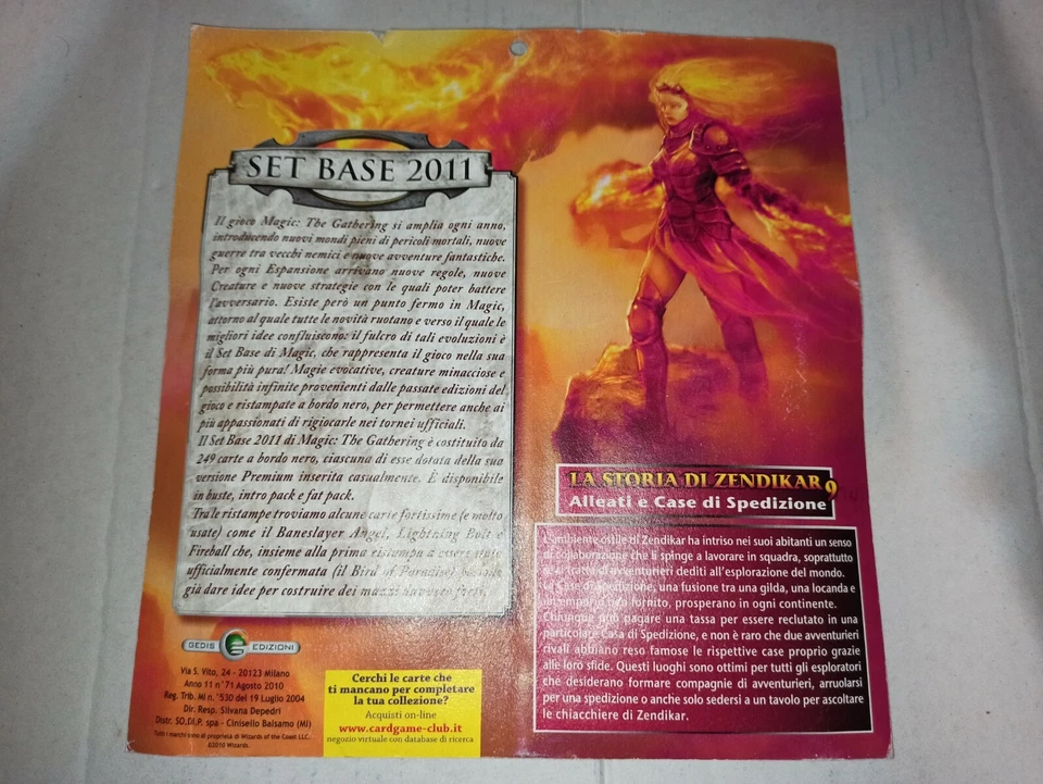 Magic The Gathering Set Base 2011 Kit 2 Buste + Carta Promo Ita Sigillato - Immagine 2 di 4