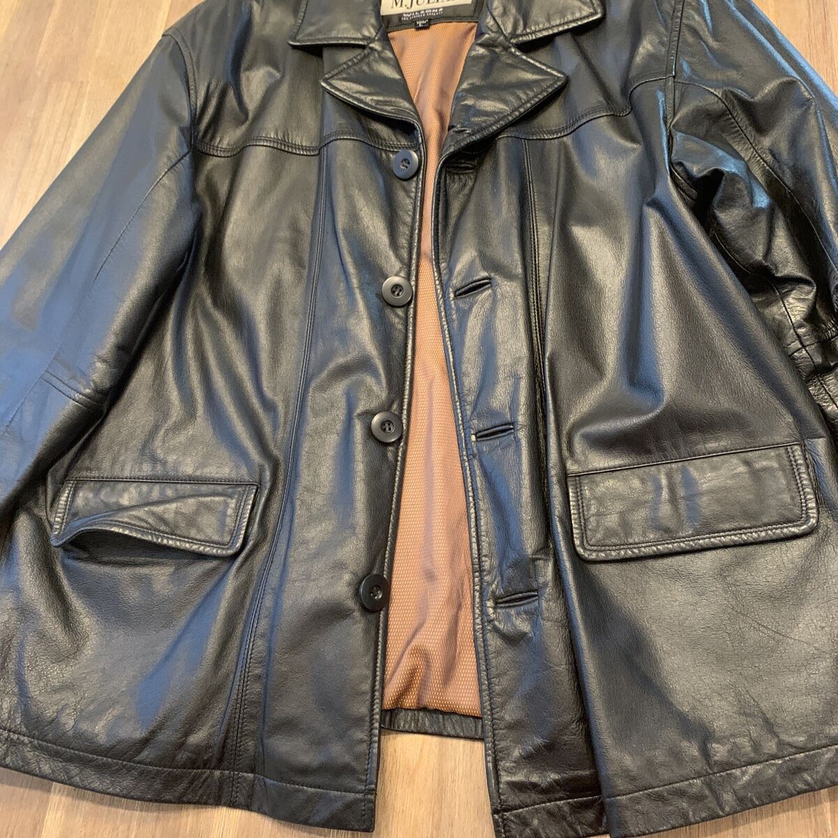 M. Julian Wilsons Black Leather Jacket | eBay M. Julian Wilsons Black Leather Jacket | eBay