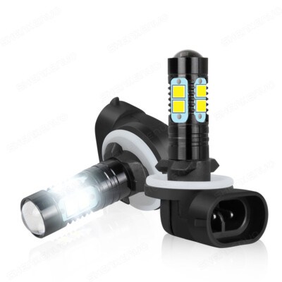 2x Super Power 881 862 886 898 LED Fog Light Driving Lamp 55W Bulb 6000K White