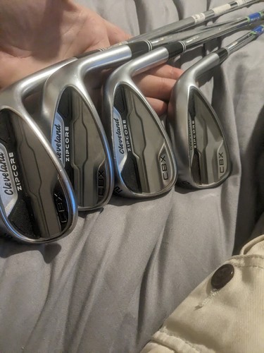 Nice Right Cleveland CBX zipcore wedge set.46,52,56,60.dg spinner 115 tour issue