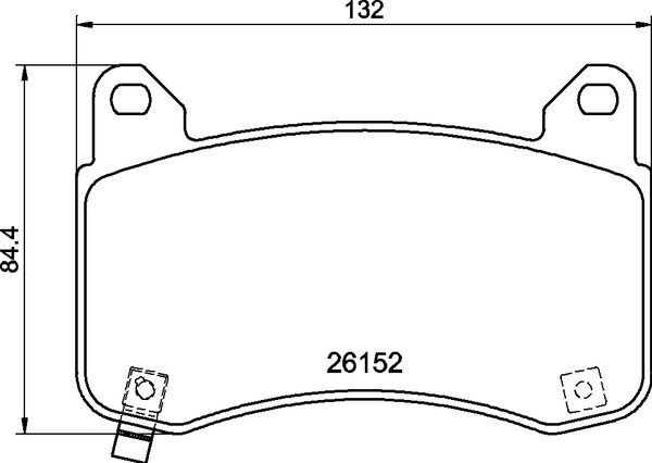 Brembo P 09 029 Bremsbelagsatz, Scheibenbremse FüR Tesla-image