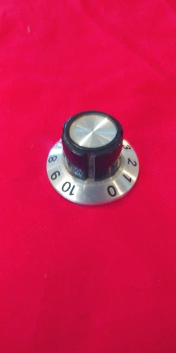 Vintage 1970s USA GIBSON GA Guitar/ Bass  Amp AMPLIFIER Knob Black/ Silver 