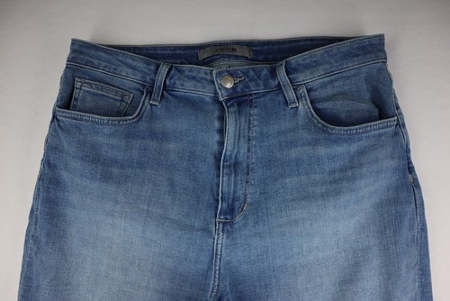 Joe's Jeans Damenjeans 31 hoch oben gerade kurz Stretch hellwash blau Denim - Bild 2 von 9