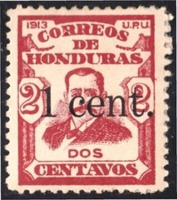 Honduras 139 1913/15 Gral. Terenzio Sierra Sans Gomme