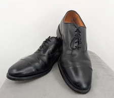 ALLEN EDMONDS Park Avenue Leather Cap Toe Oxford Dress Shoe in Black 12 E