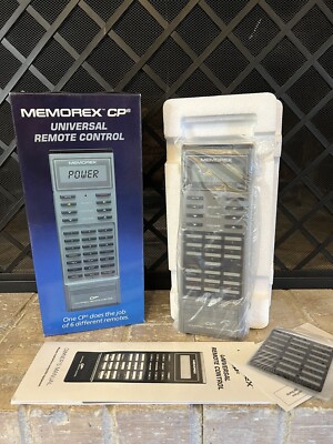 Vintage NOS Memorex CP6 Universal Remote Control (Q4) Memtek Products NIB
