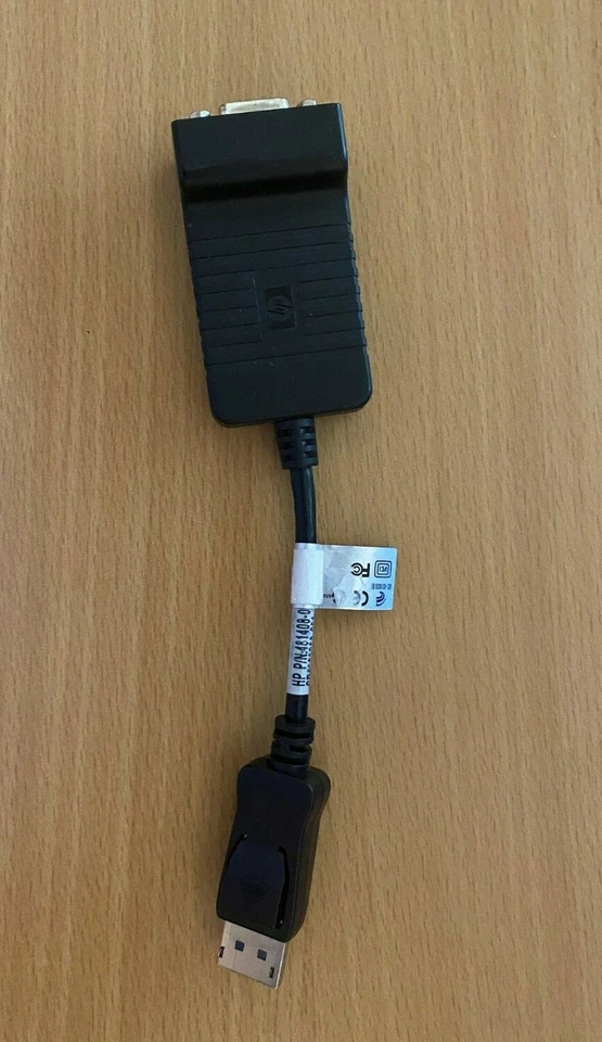 HP BizLink Display Port to VGA Adapter - P/N 481408 - LQQK! - Image 2 of 3