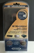 NEW/SEALED - Jensen DVD647 RF Modulator Audio & Video Signal Converter w/Manual
