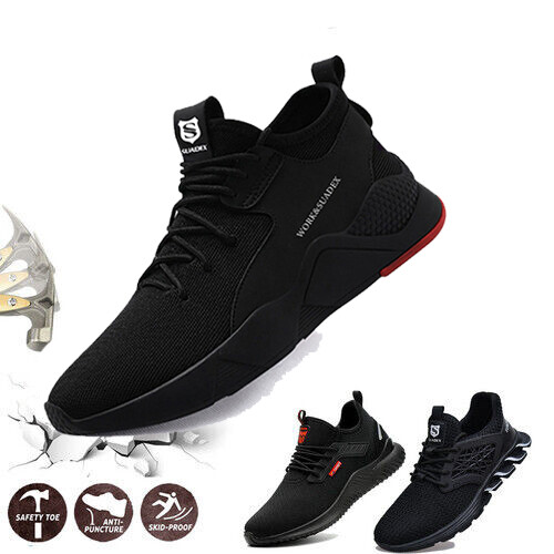 Zapatos de trabajo SUADEEX gorra ligera de acero zapatos de seguridad zapatillas hombre mujer
