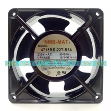 NMB-MAT7 MODEL 4715MS-22T-B5A AC230V 15/14W 12038 12cm Cooling Fan