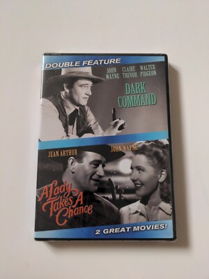 Dark Command / A Lady Takes a Chance (2-DVD Set, Double Feature) OOP Brand New