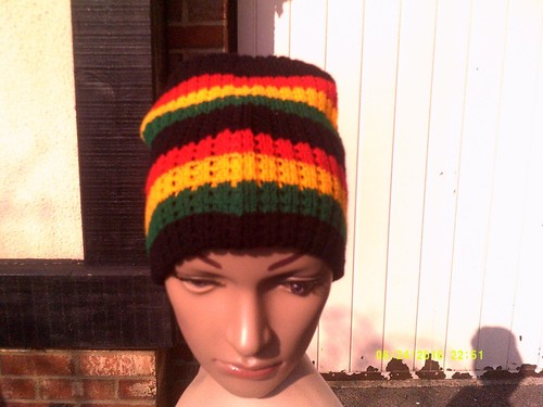 NEW ARRIVAL, Jamaica Rasta  Knit UNISEX  Tam/Beanie Hat   .......SIZE...one size - Picture 3 of 3