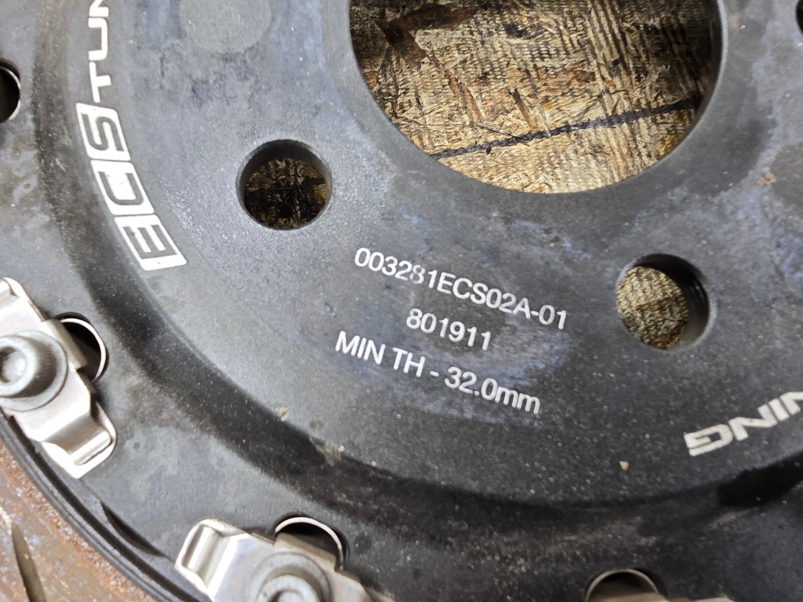 ECS FRONT 2 PIECE SCALLOPED BRAKE ROTOR/DISC 86K OEM 12-15 AUDI R8 RS5 4.2L