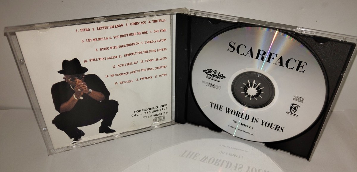 Mr. Scarface - Face II Face The World is Yours (CD 1993, Rap-A-Lot