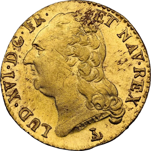 1786-T France 1 d’Or Louis XVI MS65 NGC - AMAZING GEM!