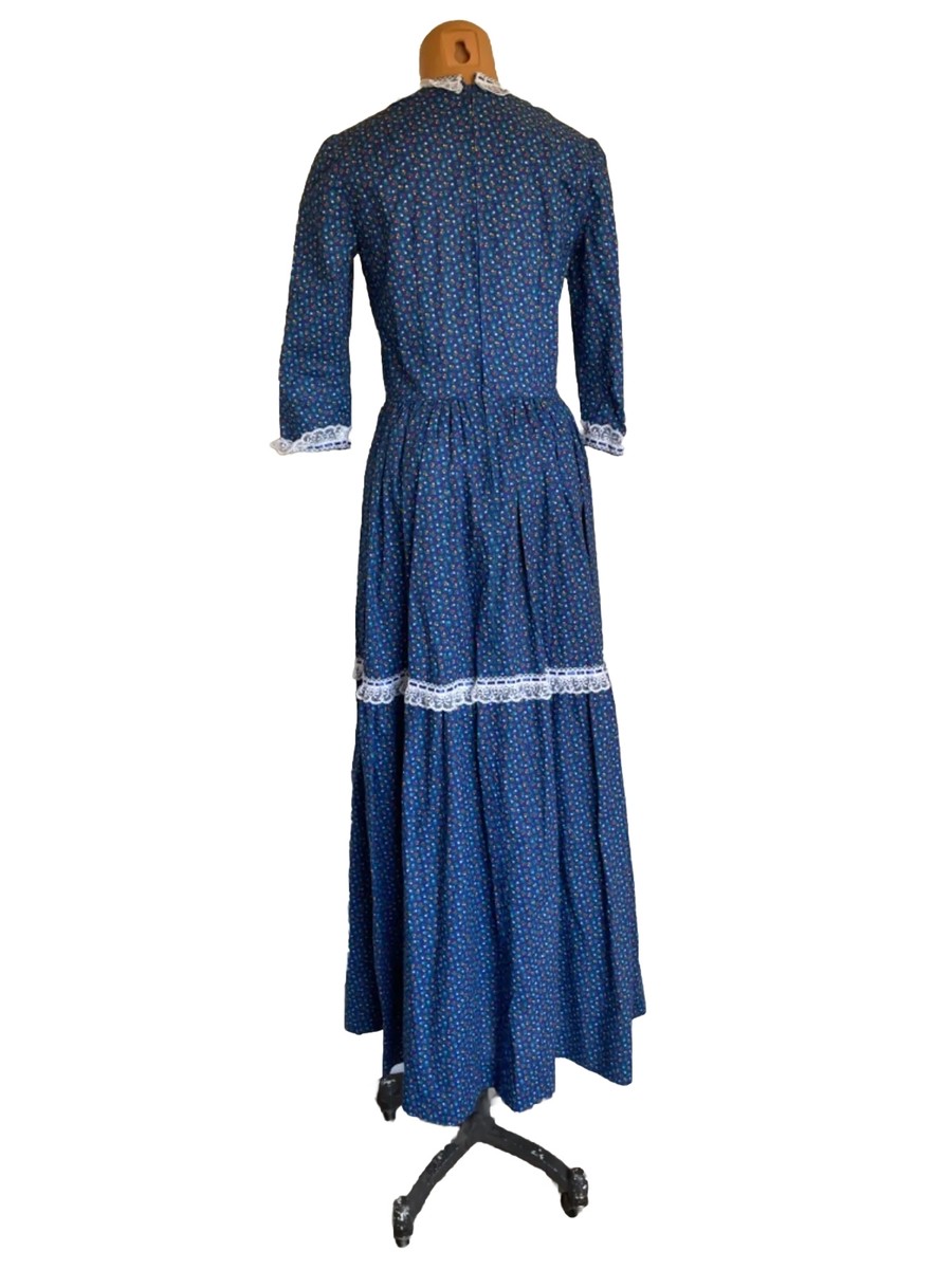 Blue flower and lace pilgrim dress handmade, never worn, still crisp | eBay Blue flower and lace pilgrim dress handmade, never worn, still crisp | eBay