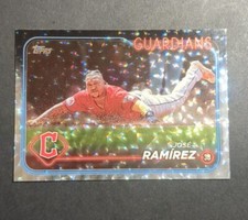 2024 Topps Silver FoilBoard #114 — Jose Ramirez, Cleveland Guardians Base