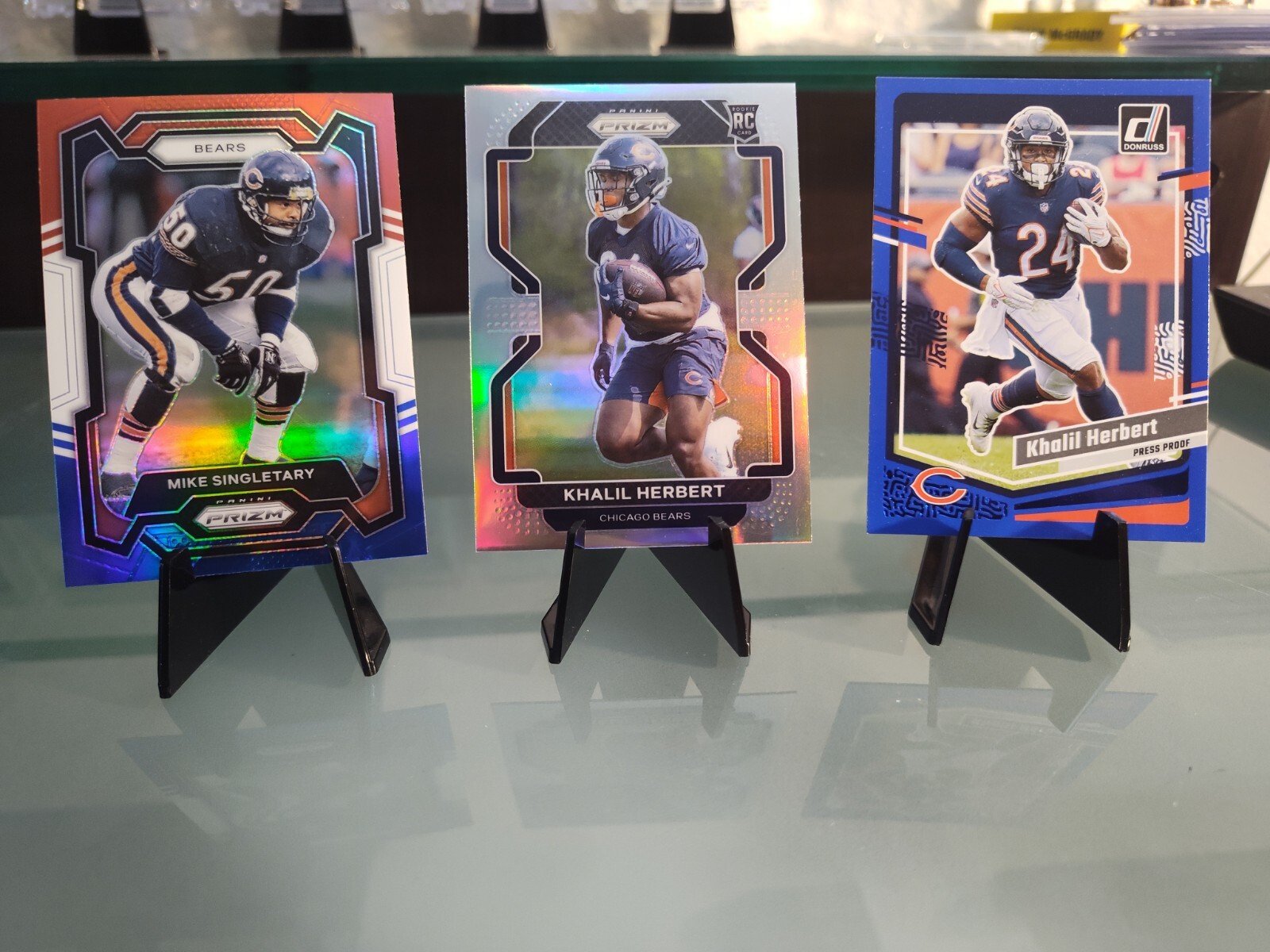 2021 Panini Prizm KHALIL HERBERT Silver Prizm Rookie RC #425 Chicago Bears