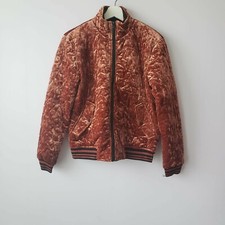 Bernardo womens quilted velvet bomber  jacket...
