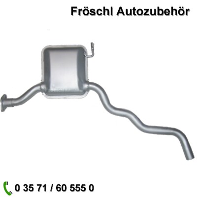 Mittelschalldämpfer Auspuff Mitte für Ford Scorpio 2.4 2.9 o*