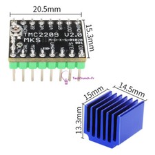 MKS TMC2209 3D Printer Stepper Motor Dirve StepStick UART Replace TMC2208