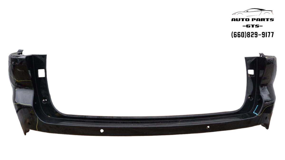 2022 JEEP GRAND CHEROKEE REAR UPPER BUMPER COVER W/ SENSOR HOLES