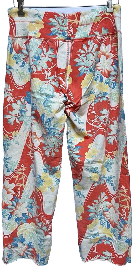 Lucky Brand Y2K ретро M яркий оранжевый желтый синий винтажный длинный пот брюки новый - Изображение 2 из 4