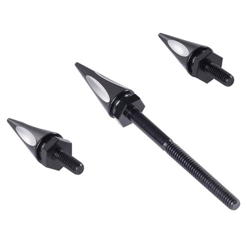 Advanblack Windshield Spikes Bolts Fits for Harley Street Electra Tri Glide 14+ - Picture 4 of 7
