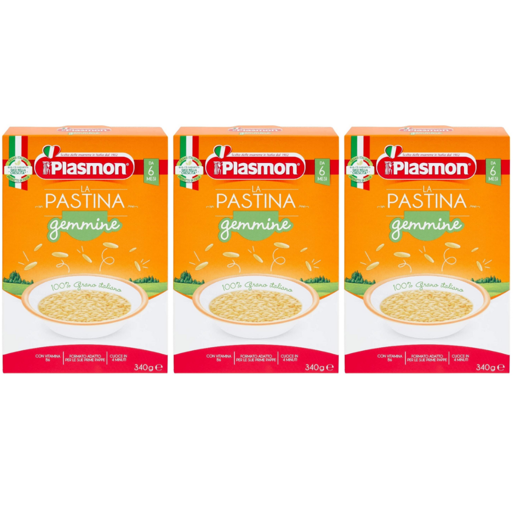3x Plasmon Pastina Gemmine 340g