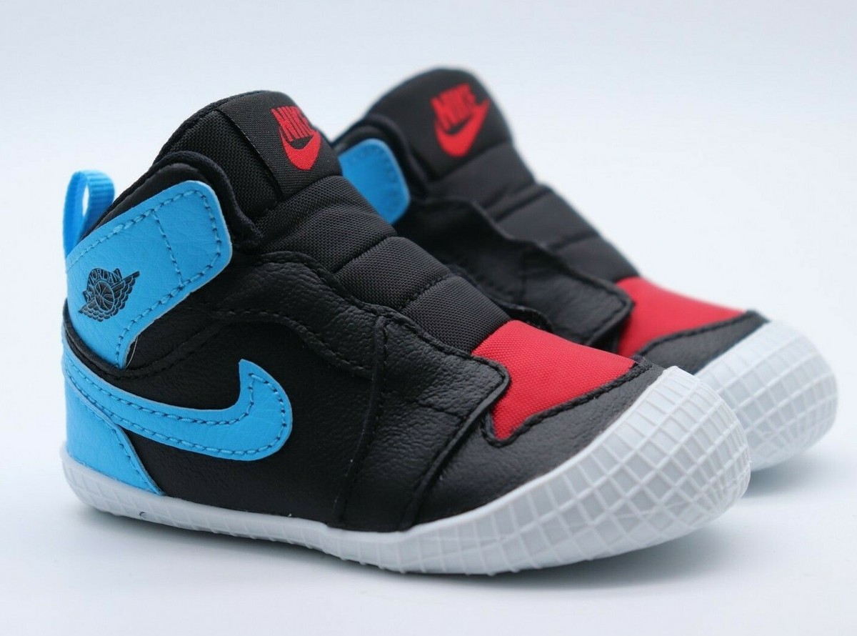 NIKE JORDAN 1 CRIB COT BOOTIE TRAINERS AT3745-046 - BABY BOYS 