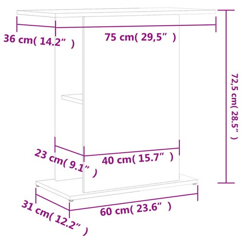 Aquariumständer Aquarium Unterschrank Schrank Aquarium Tisch Betongrau DE - Bild 44 von 132