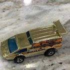 Vintage HOT WHEELS 1976 Spoiler Sport Gold Chrome Van Diecast 1/64 Hong Kong