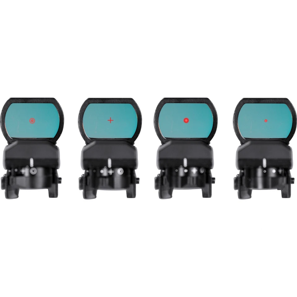 Barska Alivio para Ojos 1x Multi 4 Retícula Electro IR Punto Rojo Vista + Montaje en Riel Foto 3 de 4