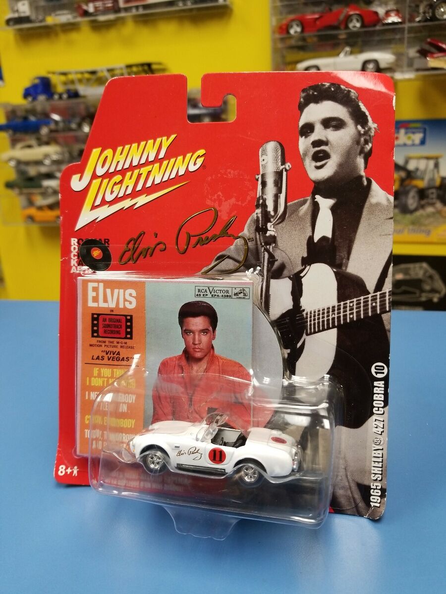 JOHNNY LIGHTNING ROCK ART ELVIS PRESLEY 1965 SHELBY 427 JOHNNY LIGHTNING ROCK ART ELVIS PRESLEY 1965 SHELBY 427
