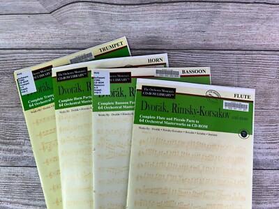 Lot of Dvorak, Rimsky-Korsakov & More The Orchestra Musician's CD Library Vol. V