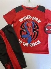 Spider-Man Boys 2 Pc. Outfit Size 6 Brand New