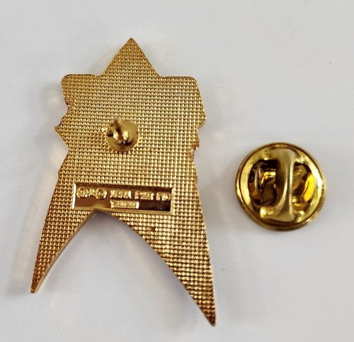 ⭐️ STAR TREK~ 25 ANIVERSARIO 💚 PIN LOGOTIPO COMANDO ESMALTE VERDE ~ ¡ENVÍO GRATUITO! - Imagen 8 de 8