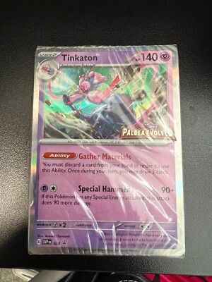 Pokemon SEALED Tinkaton SVP 020 Paldea Evolved Build-n-Battle Prerelease Pack
