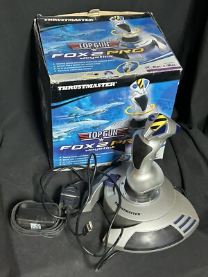 Thrustmaster Top Gun Fox 2 Pro USB/Game Port Controller PC, Mac, iMac Joystick