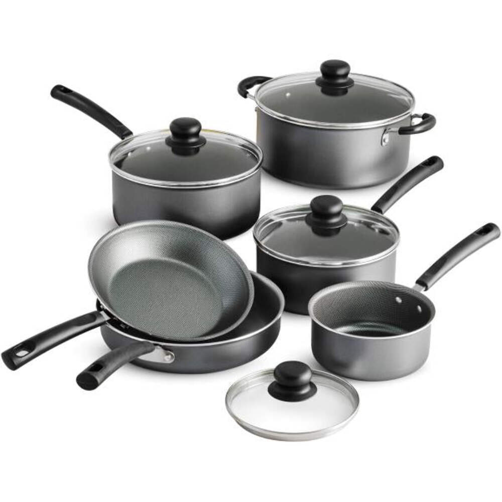 Tramontina Primaware 10 Pc Aluminum Nonstick Cookware Set Steel Gray Steel Gray