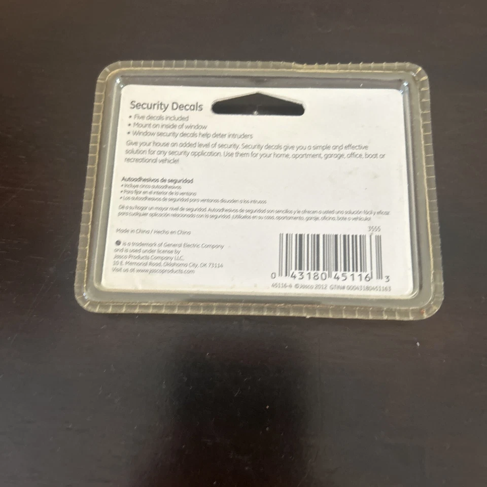 GE Security Window Decals, 5 Pack - Image 2 of 2