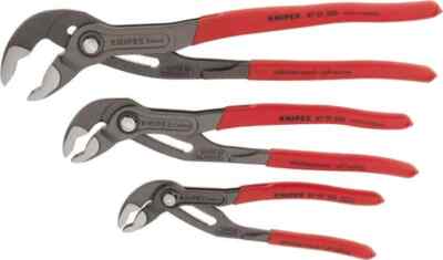 Knipex 3 Piece Pipe Wrench & Water Pump Plier Set Comes in Plastic Deep-Drawn...