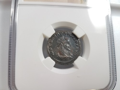 Probus Roman Empire NGC AU Ancient Aurelianianus Soldier Spear Wreath Sphere - Picture 11 of 23