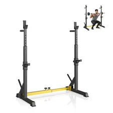 Adjustable Squat Rack Bench Press Rack Multifunction Barbell Stand Rack Home Gym